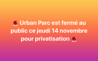 🚨Fermé ce jeudi 14 novembre 🚨